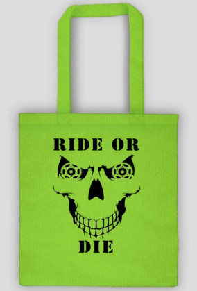 RIDE OR DIE SKULL torba