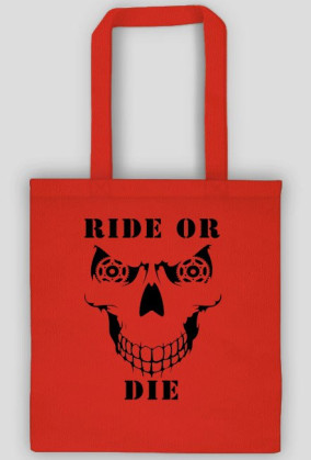 RIDE OR DIE SKULL torba