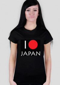 I LOVE JAPAN tshirty