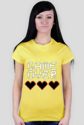 Koszulka Game Over damska