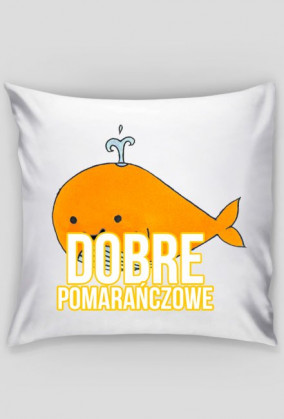 Dobra pomarańczowa podusia