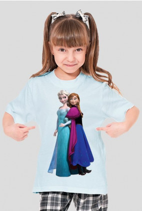 T-shirt "Kraina lodu" Elsa Anna