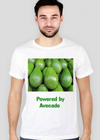 Koszulka Powered by Avocado