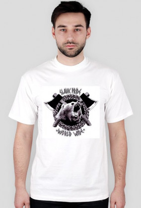 Slavic Pride World Wide Tshirt biały