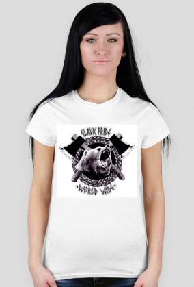 Slavic Pride World Wide Damska biała