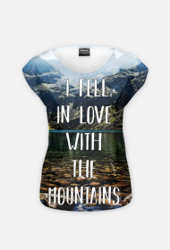 Koszulka fullprint góry damska