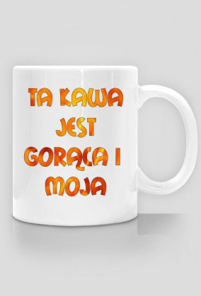 Kubek gorąca kawa
