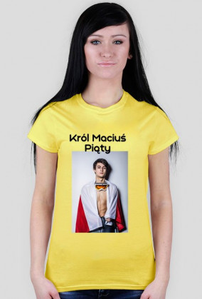 koszulka skoki narciarskie król Maciuś piąty