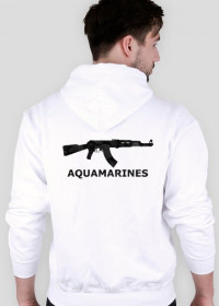 AQUAMARINES HOODIE - AK47 - WHITE