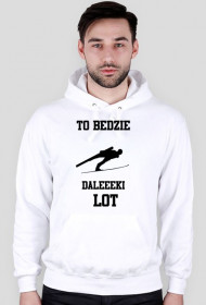 Daleeeki Lot  - hoodie, czarne nadruki