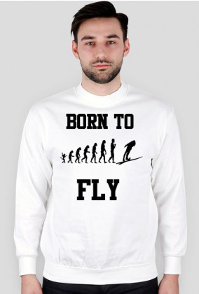 Born To Fly   - bluza, czarne nadruki
