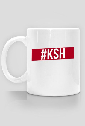 KUBEK - #KSH (CZERWONY)