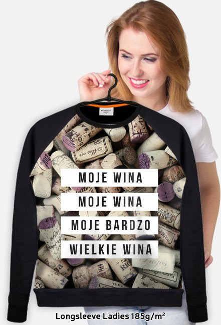 Bluza damska "Moje wina"