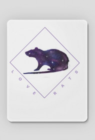 Galaxy Rat Mouse Pad