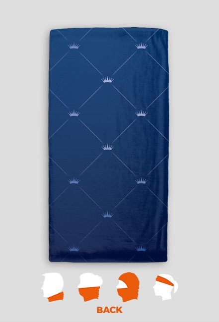 Komin Full Color Full Print - Korony Wersja Niebieska