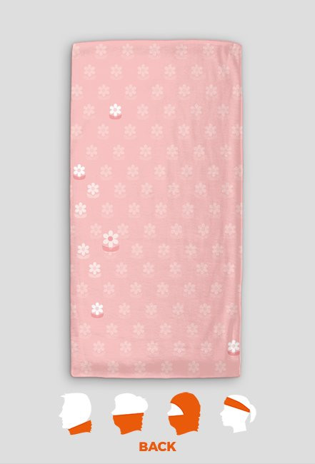 Komin Full Color Full Print - Kwiaty