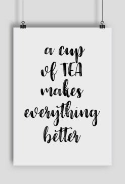 a cup of TEA - plakat