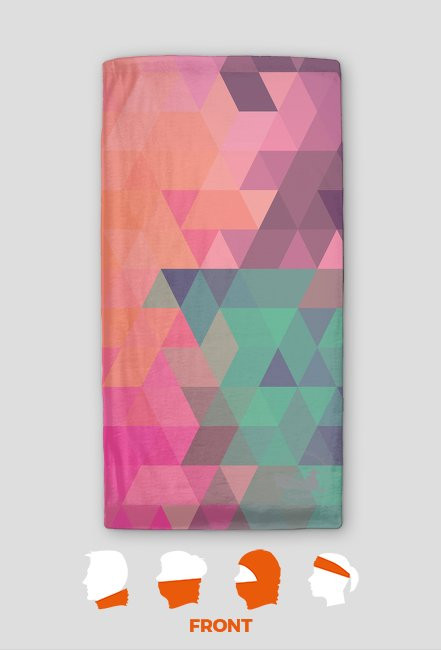 Komin Full Color Full Print - Kolorowa Fantazja