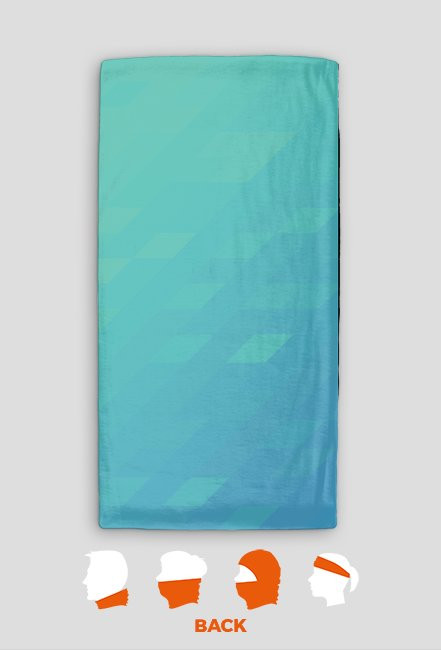 Komin Full Color Full Print - Lazurowe Morze