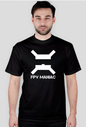 Czarna koszulka FPV MANIAKA !