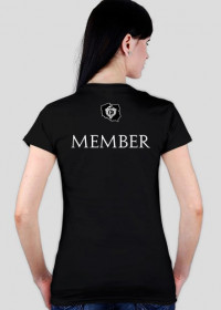 Logo Member T-shirt damski