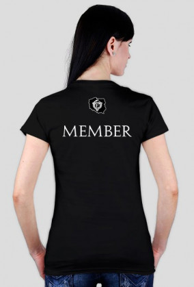 Logo Member T-shirt damski
