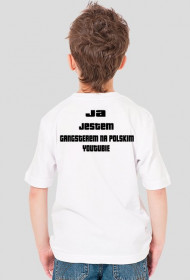 KOSZULKA MINECRAFT Z NADRUKIEM  "JA JESTEM GANGSTEREM NA POLSKIM YOUTUBIE"