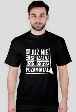 Koszulka czarna - Mamo już nie sprzątaj