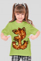 Koszulka dziewczęca- ognisty znak PW