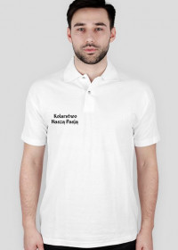 Koszulka Męska Polo Kolarstwo Naszą Pasją