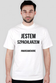 Jestem Szpachlarzem- Koszulka męska: biała