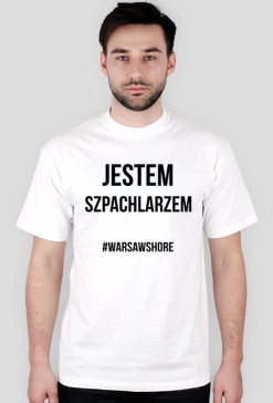 Jestem Szpachlarzem- Koszulka męska: biała