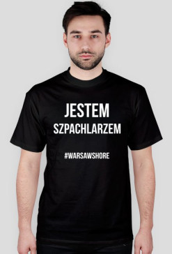 Jestem Szpachlarzem- Koszulka męska: czarna