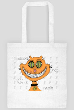 PROMOCJA! Śmiejący się kot! Grin cat! Torba