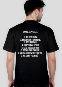 Koszulka z "ośmioma przykazaniami" - czarna