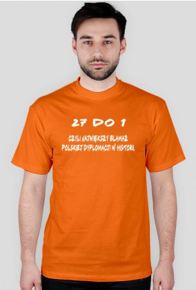 Koszulka 27do1 z nadrukiem tekstowym w różnych kolorach