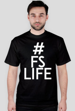Koszulka Czarna - #FSLIFE