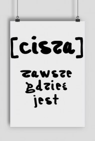 Plakat pion [cisza]