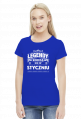 T-shirt Legendy rodza sie w styczniu