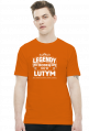 T-shirt legendy rodza sie w lutym