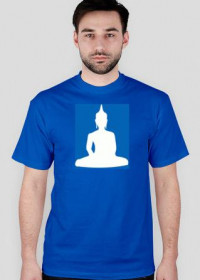 Siedzący Budda - niebieska