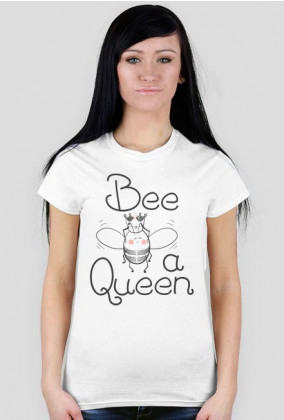 Koszulka z nadrukiem - Bee a Queen