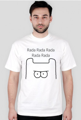Rada Rada - Koszulka Meska Czarne Logo
