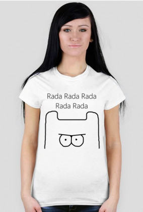 Rada Rada - Koszulka Damska Czarne Logo