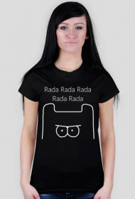 Rada Rada - Koszulka Damska Biale Logo