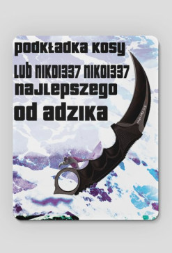 Podkładka Pod Myszke na urodziny kosy