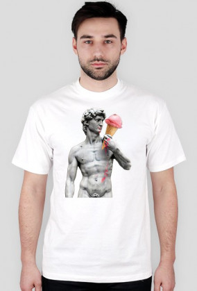 David with ice - t-shirt