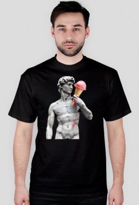 David with ice - t-shirt