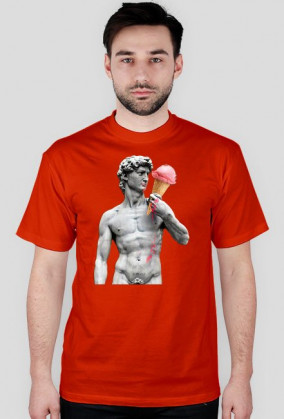 David with ice - t-shirt