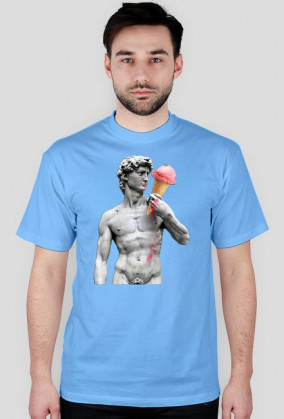 David with ice - t-shirt